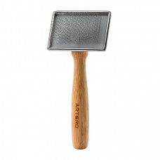 Artero Slicker Brush - profesionálna kefa na pudla s drevenou rukoväťou - XS Artero Slicker Brush - profesionálna kefa na pudla s drevenou rukoväťou - XS