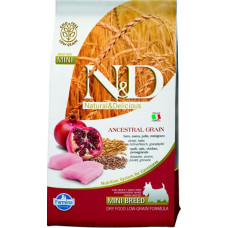 Farmina N&D dog AG adult mini, chicken, spelt, oats & pomegranate 2,5 kg