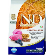 Farmina N&D cat AG adult, lamb, spelt, oats & blueberry 0,3 kg
