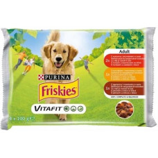 Nestlé Friskies dog Adult Multipack hovädzie&kura&jahňa kapsička 4x85 g
