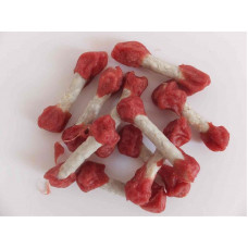 Pamlsok Salač Kosť činka z drvenej byvolej kože s kačacím mäsom 250 g