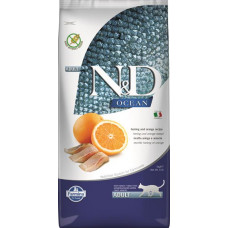 Farmina N&D cat OCEAN (GF) adult, herring & orange 5 kg