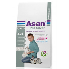 Podstielka ASAN hlodavce Pet Silver 42 L (8 kg)