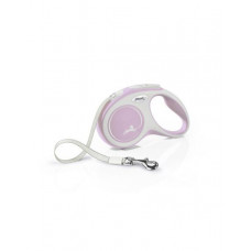 Vodítko Flexi New Comfort páska M 5 m svetloružové (do 25 kg)