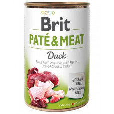 Brit Paté & Meat Duck 400 g konzerva