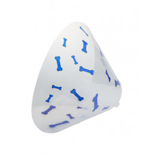 Golier ochranný BUSTER Design Bones 30 cm, tmavomodrý, 10 ks