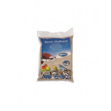 Piesok DUVO+ pre vtáky, hnedý z drvených mušlí s anízom 5 kg