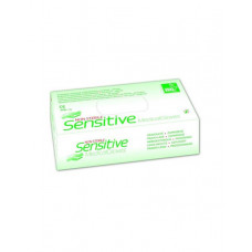 Rukavice vyšetr.latex Sensitive veľ.S, púdrované 100 ks