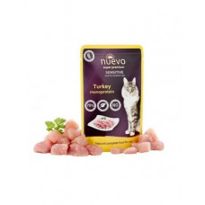 NUEVO cat Adult Sensitive Mono Turkey bal. 16 x 85 g kapsičky