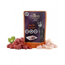 NUEVO cat Adult Beef & Chicken bal. 16 x 85 g kapsičky