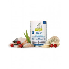 ISEGRIM dog Adult Trout with Parsnip, Cranberries & Wild Herbs bal. 6 x 400 g konzerva