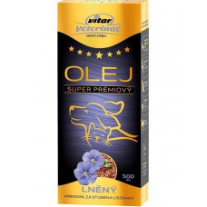 Olej ľanový VITAR Veterinae 500 ml