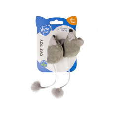 Hračka DUVO + myš jemná so zábavným chvostom 16,5x5x4cm 2ks