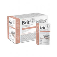 Brit VD Gluten & Grain-Free Cat Fillets in Gravy Renal 12 x 85 g kapsičky