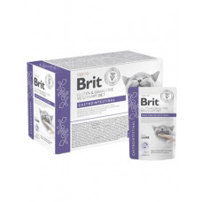 Brit VD Gluten & Grain-Free Cat Fillets in Gravy Gastrointestinal 12 x 85 g kapsičky