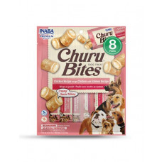 Pamlsok Inaba Churu Bites dog Kura s lososom 8 túb 96 g