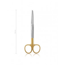 Nožnice chirurgické, zahnuté TC 145 mm