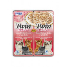 Inaba Twin Packs Cat Kapsička Tuniak & Kura 80 g
