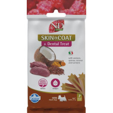 Pamlsok Farmina Quinoa Dog Skin Coat Venison Adult Mini 60g