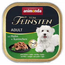 Animonda Vom Feinsten dog ADULT s kuracím mäsom + králik v omáčke11 x 150 g