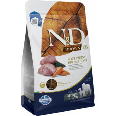 Farmina N&D dog BROWN (GF) adult med/max, spirulina & carrot, lamb 2 kg