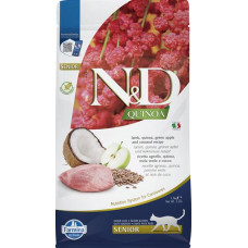 Farmina N&D cat QUINOA (GF) senior, lamb, green apple & coconut 1,5 kg