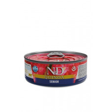 Farmina N&D cat QUINOA senior lamb konzerva 80 g