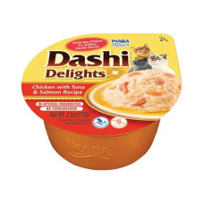 Inaba Dashi Delights cat Kura s tuniakom a lososom 70 g vanička