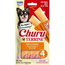 Pamlsok Inaba Churu Terrine dog kura 4 x 15 g Pamlsok Inaba Churu Terrine dog kura 4 x 15 g
