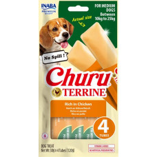 Pamlsok Inaba Churu Terrine dog kura 4 x 30 g Pamlsok Inaba Churu Terrine dog kura 4 x 30 g
