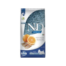Farmina N&D dog OCEAN (GF) adult mini, herring & orange 7 kg