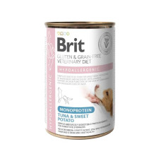 Brit Veterinary Diet Dog Can Hypoallergenic Monoprotein Tuna 400 g konzerva