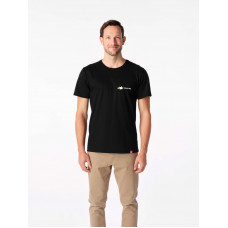 AGEN Pánske tričko čiernej potlačou Dobrý otec