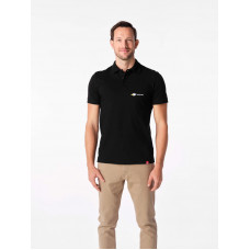 DAX pánska polokošeľa čierna potlačou Dobrý otec