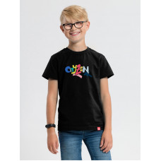 MATYÁŠ Detské tričko čiernej potlačou