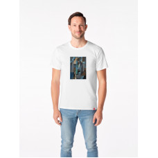 KRÁĽ Pánske tričko AGEN biele