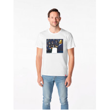 SMETANA Pánske tričko AGEN biele