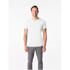 DAVOS Pánske tričko slim fit biele