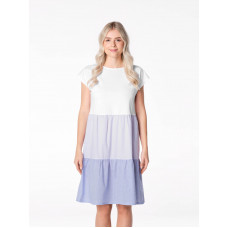 VANNES Šaty biele volány