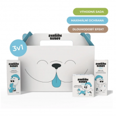 Shrooms box Dogs - balzam na labky 50 ml + starostlivosť o uši 30 ml + svieži dych 30 ml