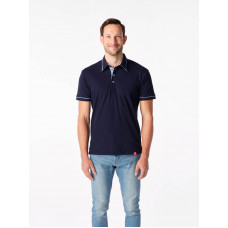 MASSY Pánska polokošeľa navy svetlo modrá