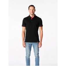 ANTONY Pánska polokošeľa čierna/červená