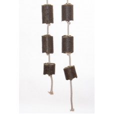 Závesná, zdravá, 100% prírodná hračka s vičencom (pícnina) a zeleninovými kúskami - balenie 2kg - 2 kusy