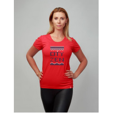 BREDA Dámske tričko červené stričkovanieIMITOVANÁ EDÍCIA
