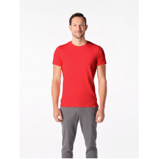 DAVOS Pánske tričko slim fit červené