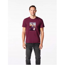 BAŤA Pánske tričko AGEN bordó