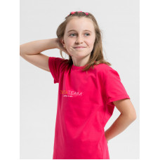 DOROTKA Detské tričko malinové potlačou TATATEAM
