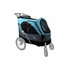 Náhradný poťah na kočík pre psov PetStro do 55 kg (tyrkysovo-šedá)