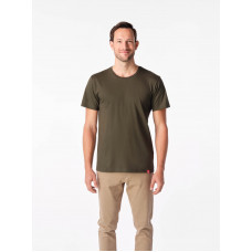 AGEN Pánske tričko dark khaki