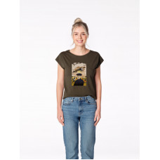 Gašpar Dámske tričko ALTA dark khaki